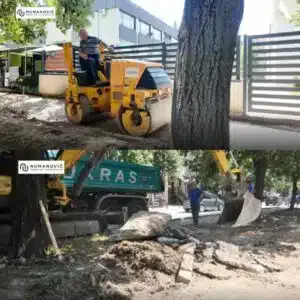 Započela izgradnja pešačke staze u naselju Ćukovac (VIDEO)
