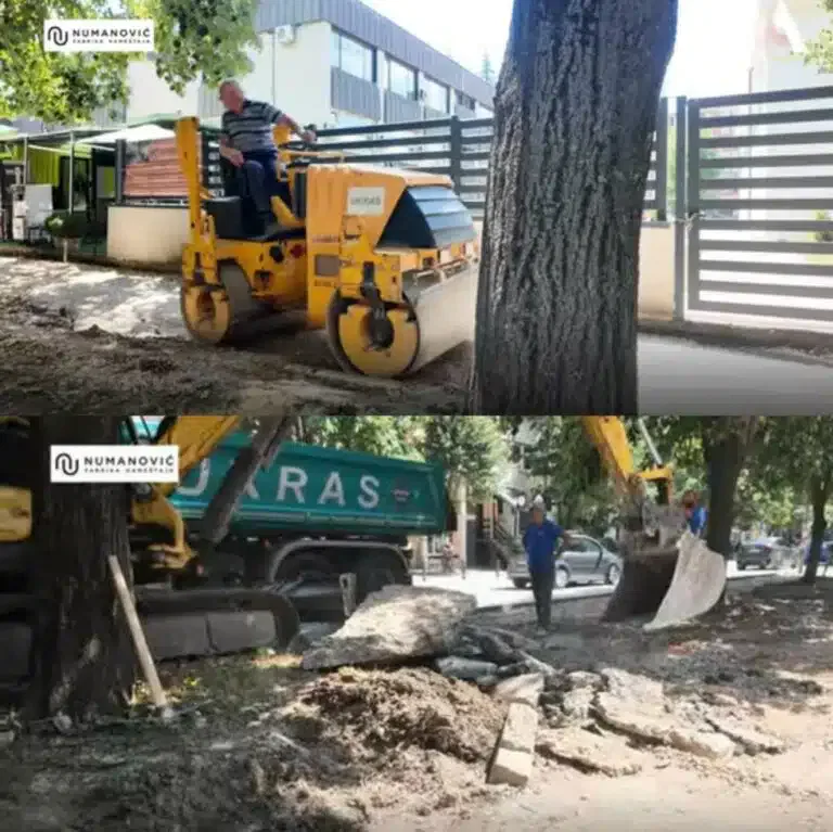 Započela izgradnja pešačke staze u naselju Ćukovac (VIDEO)