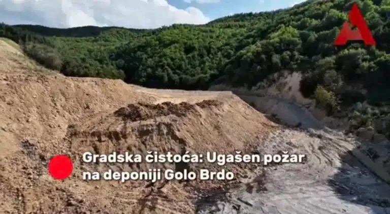 Gradska čistoća: Požar na Golom Brdu ugašen pre četiri dana (VIDEO)