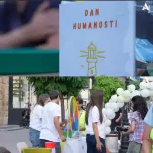 Osmeh, igra i solidarnost: Humanitarni bazar u Novom Pazaru okupio decu i roditelje (VIDEO)