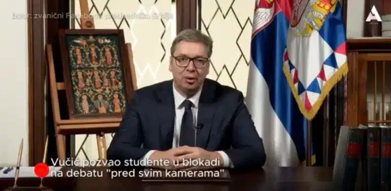 Vučić pozvao studente u blokadi na debatu „pred svim kamerama“ (VIDEO)