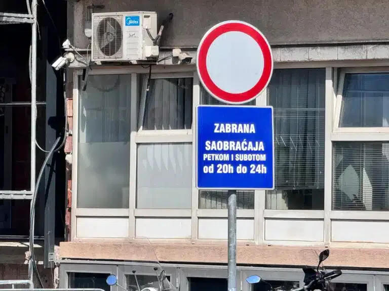 Novi režim: Ulica Stevana Nemanje bez saobraćaja petkom i subotom do 24 časa
