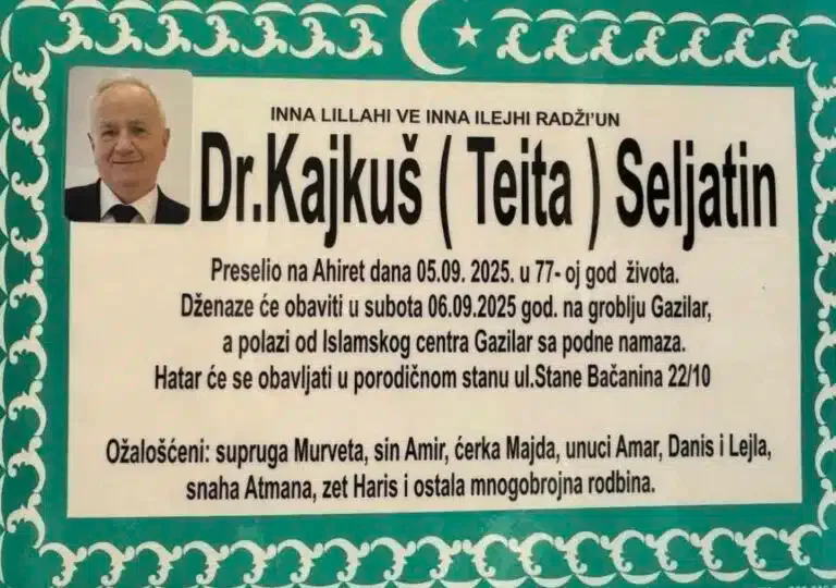 In memoriam: dr. Kajkus (Teita) Seljatin (1948–2025)