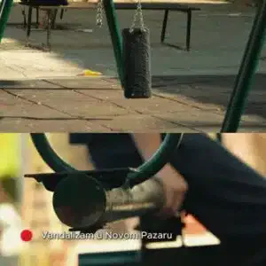 Vandalizam u Novom Pazaru (VIDEO)