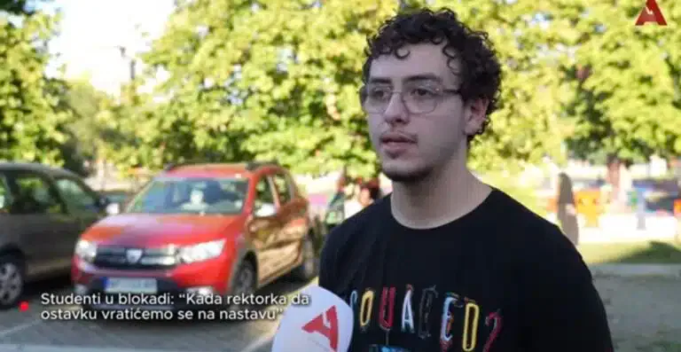 Studenti u blokadi: “Kada rektorka da ostavku vratićemo se na nastavu” (VIDEO)