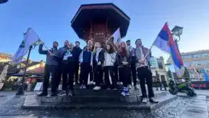 Još jedna grupa studenata krenula iz Novog Pazara ka Novom Sadu (VIDEO)