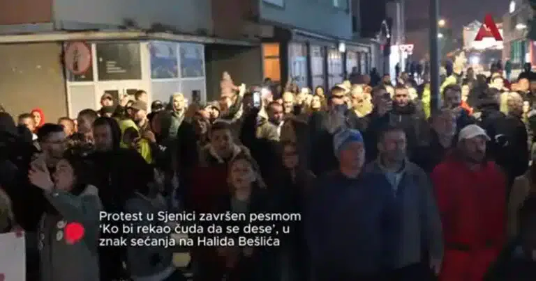 Protest podrške studentima: Sjenica ne ćuti (VIDEO)