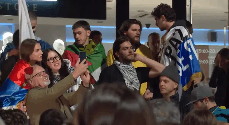 Doček studenata u Valjevu (VIDEO)