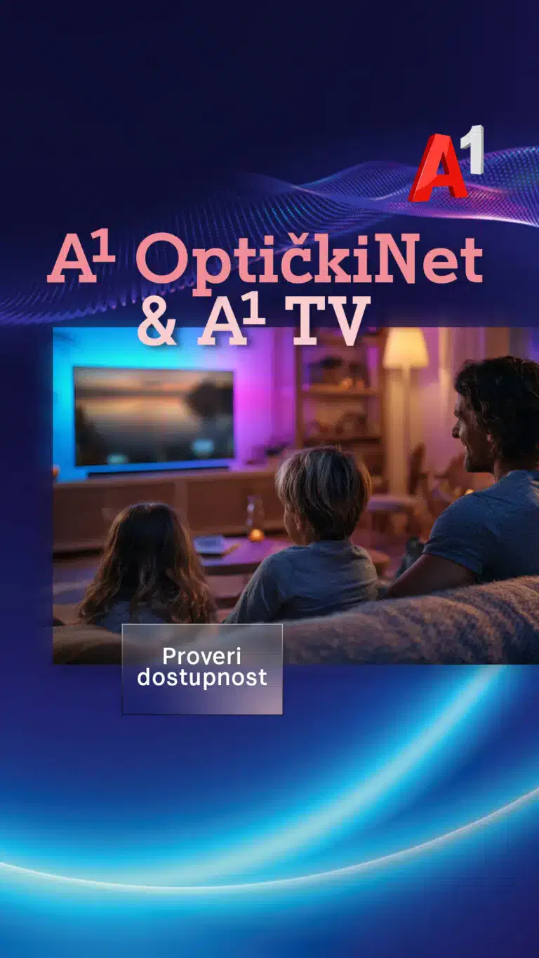Zašto sve više domaćinstava prelazi na optički internet — i šta donosi A1 Optički Net i TV