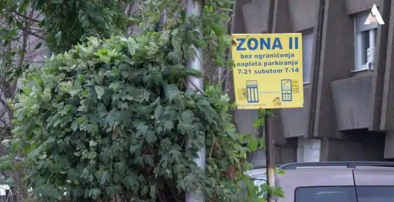 Promenjene table na parkingu