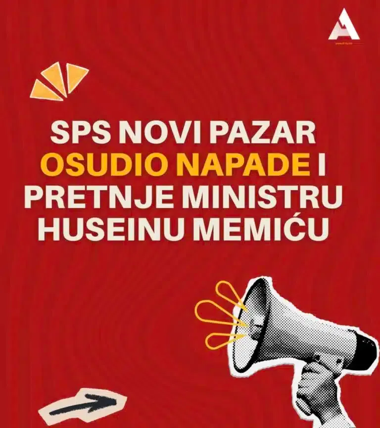 SPS Novi Pazar osudio napade i pretnje ministru Huseinu Memiću
