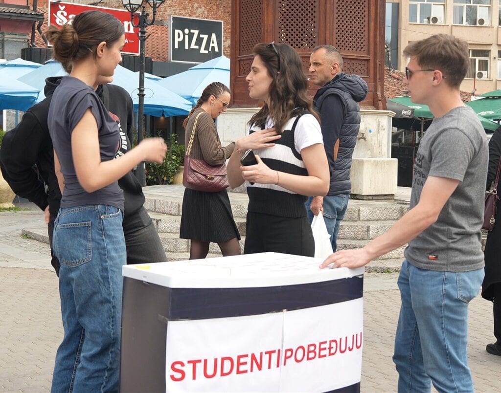 Akcija “Studenti pobeđuju” u Novom Pazaru (VIDEO)