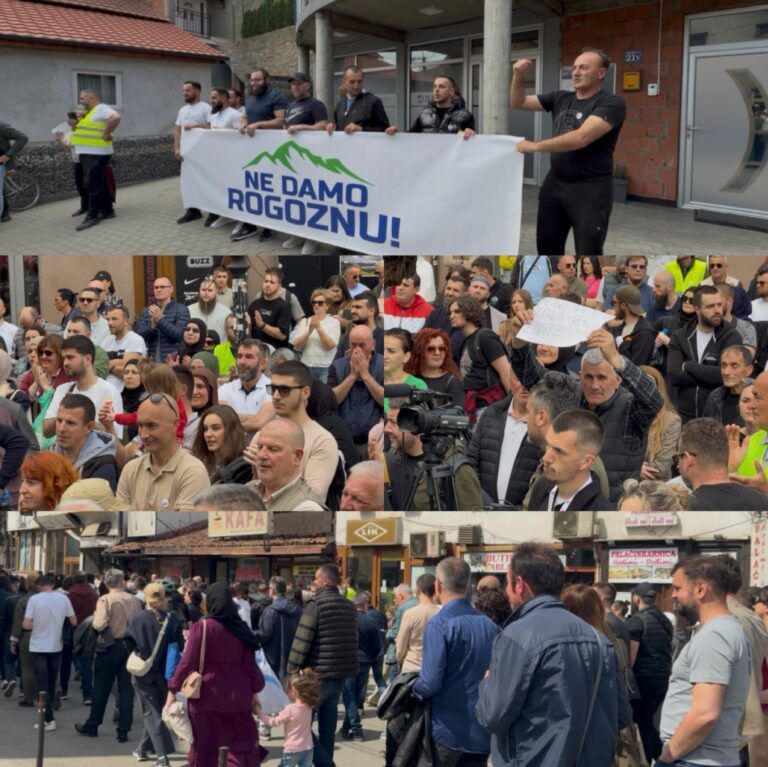Protest „Ne damo Rogoznu“ okupio građane iz Novog Pazara i više gradova Srbije (VIDEO)