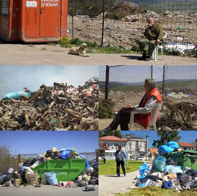 Centar Sjenice pod smećem: blokada deponije ostavila grad u haosu (VIDEO)
