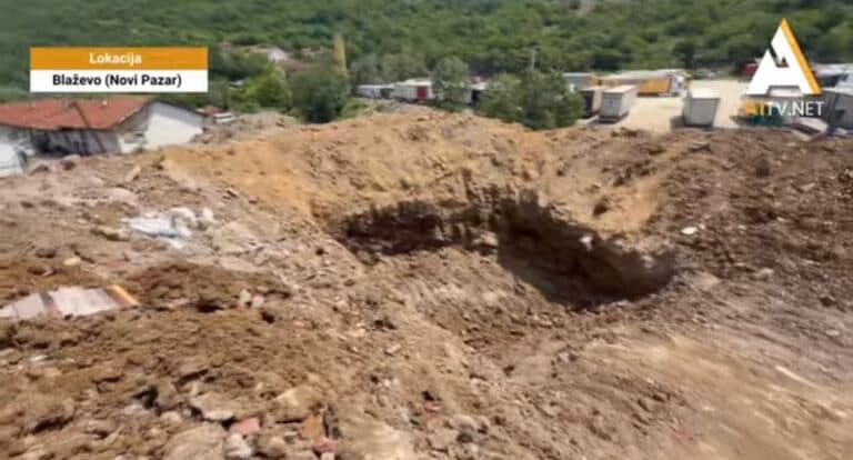 Meštani Blaževa: Nećemo dozvoliti da ovde bacaju ostatke kurbana (VIDEO)