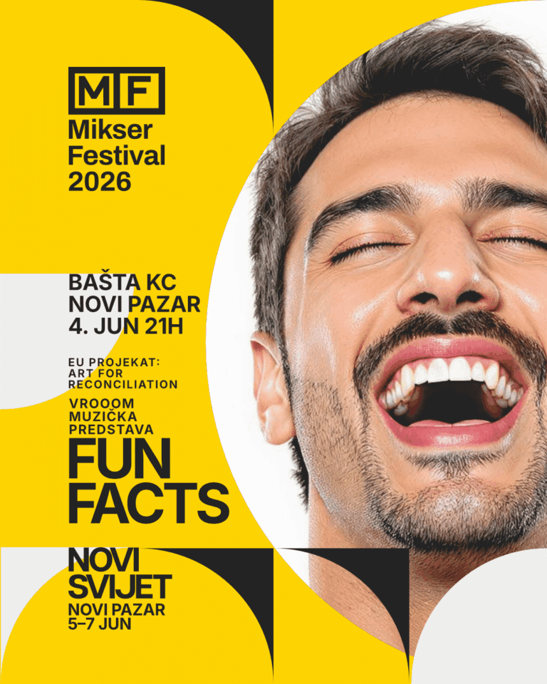 Predstava „FUN FACTS“ premijerno na Mikser festivalu u Novom Pazaru