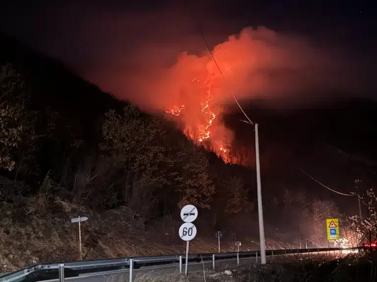 Bukti požar u selu Batrage kod Tutina (VIDEO)